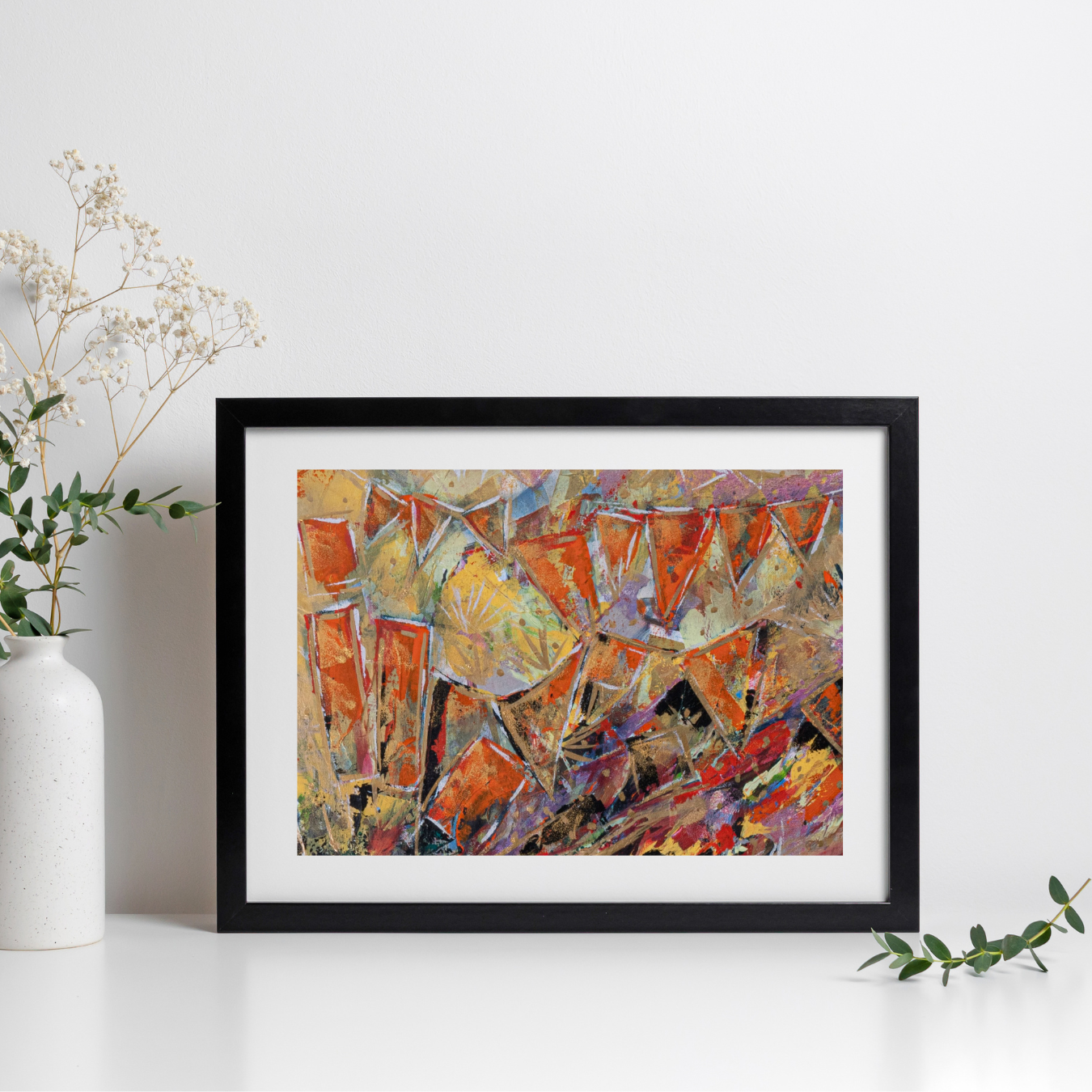 Happy Days - Abstract Festival Inspired Art Print [4]