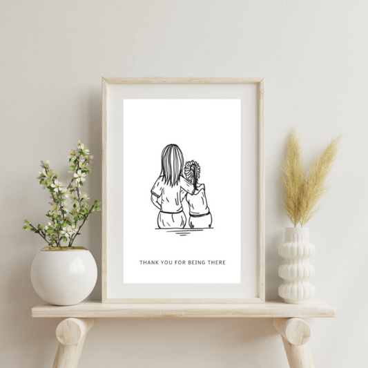 figurative mothers day gift art print