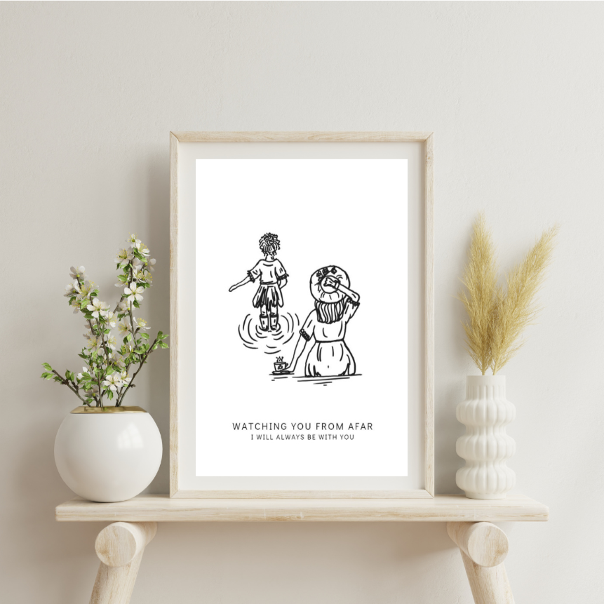 figurative mothers day gift art print
